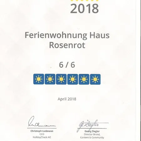 Haus Rosenrot Apartamento
